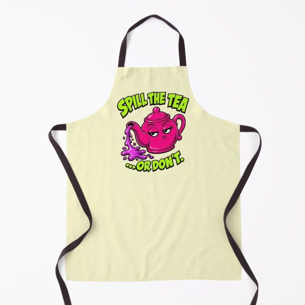 Item preview, Spill The Tea Or Don't Funny Neon Teapot Pun designed and sold by Anyshca.