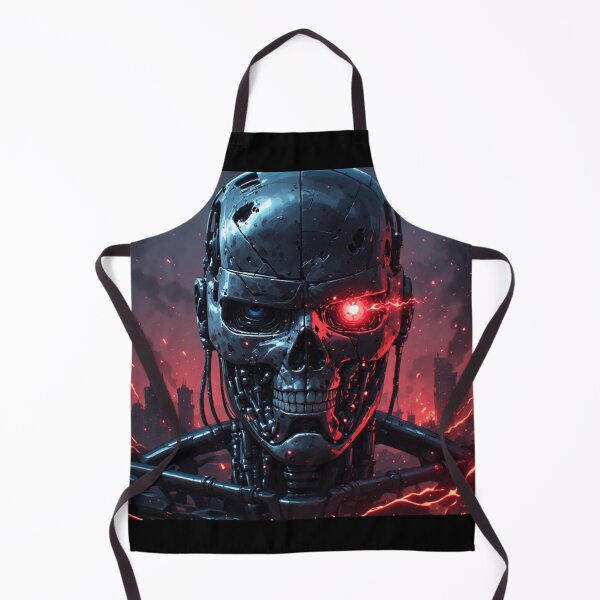 Item preview, Cybernetic Judgment Crimson Art Poster designed and sold by JMAVILA ART.