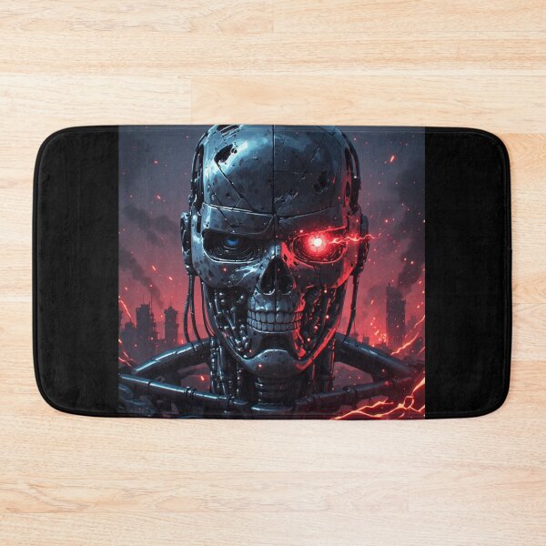 Item preview, Cybernetic Judgment Crimson Art Poster designed and sold by JMAVILA ART.