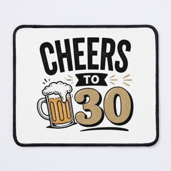 Item preview, Cheers to 30 – 30th Birthday T-shirt | Funny Gift for Men & Women designed and sold by WearStudios.