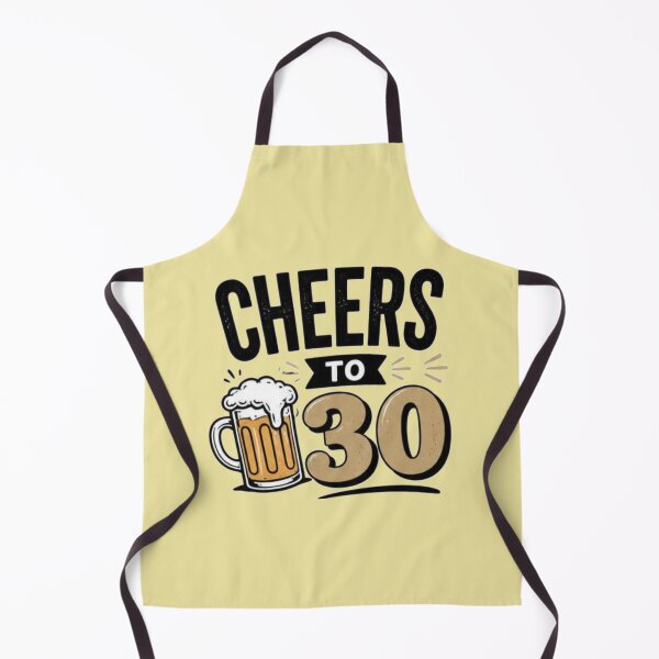 Item preview, Cheers to 30 – 30th Birthday T-shirt | Funny Gift for Men & Women designed and sold by WearStudios.