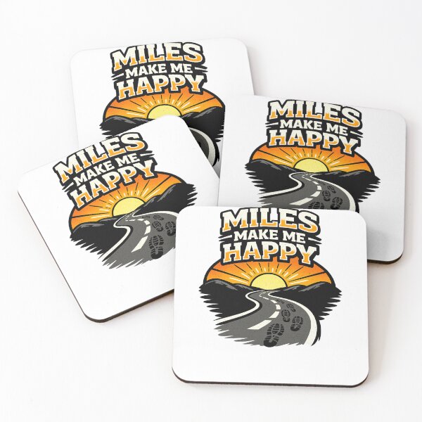 Item preview, Miles Make Me Happy  designed and sold by DPBTees70.
