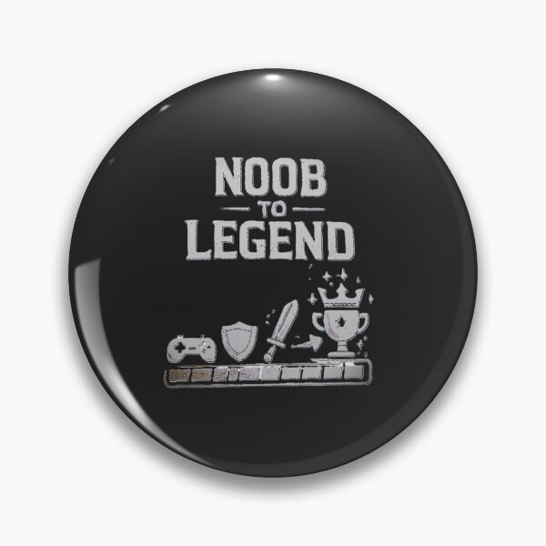 Item preview, Noob To Legend Gamer designed and sold by House of Rein.