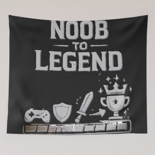 Item preview, Noob To Legend Gamer designed and sold by House of Rein.