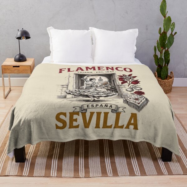 Item preview, Flamenco Triana Est 1847 España Sevilla - Vintage Spanish Dancer designed and sold by Velustro Shop.