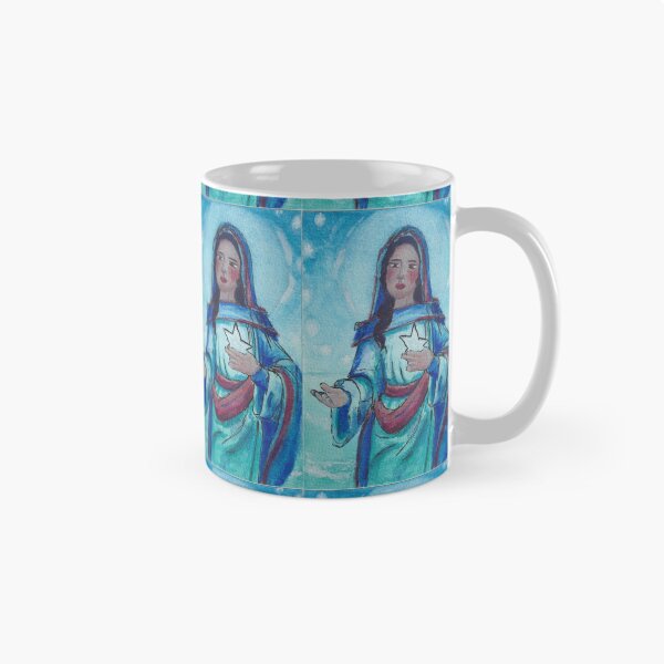 Item preview, Our Lady Star of the Sea, watercolor version 4 designed and sold by SewFia Marie Designs.
