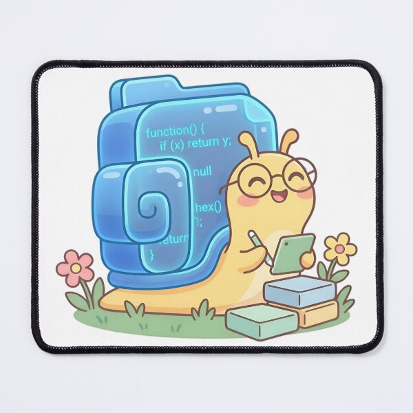 Item preview, Cute Snail Python Developer Slow Code Tech designed and sold by cute stuff too.
