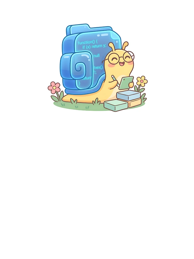 Thumbnail 7 of 7, Oversized T-Shirt, Cute Snail Python Developer Slow Code Tech designed and sold by cute stuff too.
