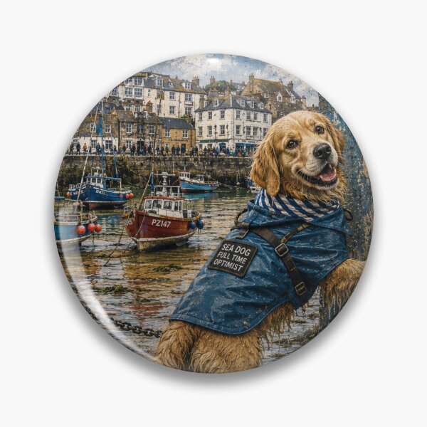 Item preview, Golden Retriever Wall Art | Funny Golden Retriever Print | I Thought the Tide Was Optional designed and sold by Pooch & Print Co..