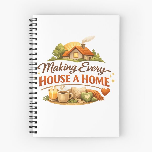 Item preview, Making Every House a Home – Cozy Living Quote Design designed and sold by EdgeSphere.