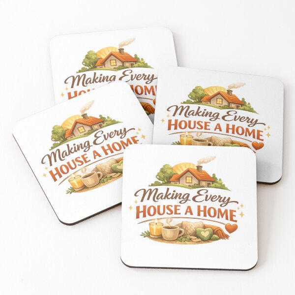 Item preview, Making Every House a Home – Cozy Living Quote Design designed and sold by EdgeSphere.