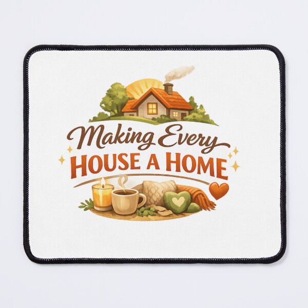 Item preview, Making Every House a Home – Cozy Living Quote Design designed and sold by EdgeSphere.