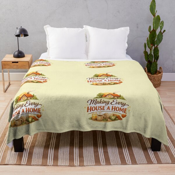 Item preview, Making Every House a Home – Cozy Living Quote Design designed and sold by EdgeSphere.