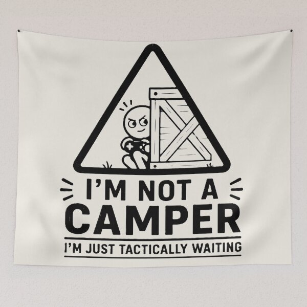 Item preview, I’m Not A Camper designed and sold by House of Rein.