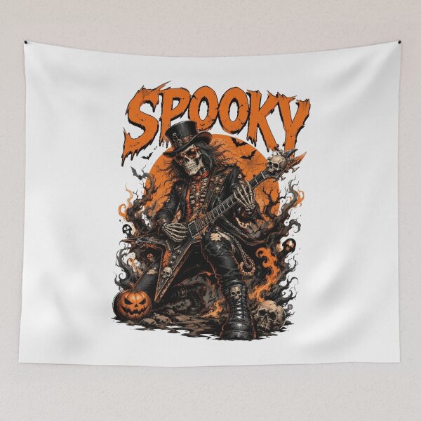 Item preview, Spooky Skeleton Guitarist designed and sold by NovaPetal17.