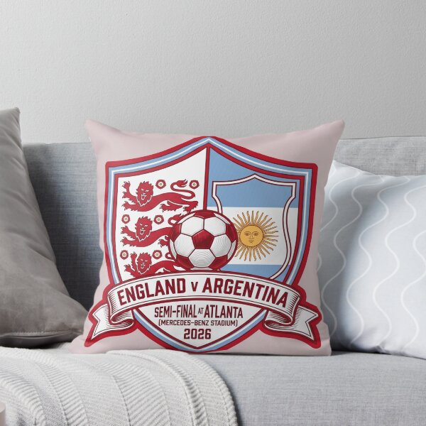 Item preview, England Versus Argentina Atlanta 2026 Soccer Crest Graphic designed and sold by Pride Emblem Prints.