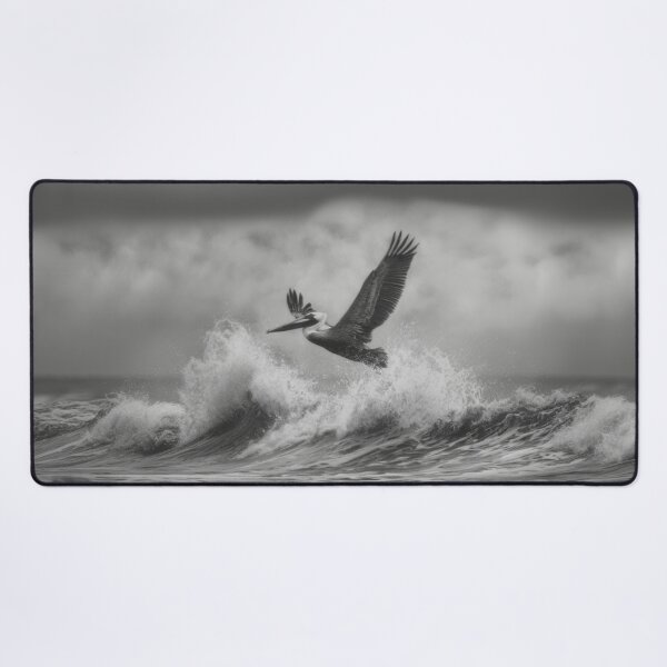 Item preview, Copy of A Pelican landing on ocean waves, Birds in Motion designed and sold by CDC40.