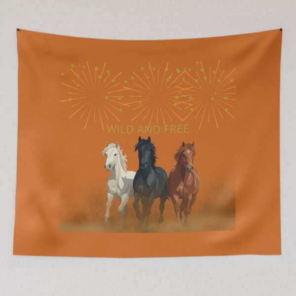 Item preview, Wild and  Free Running Horses designed and sold by DidiDesignShop.