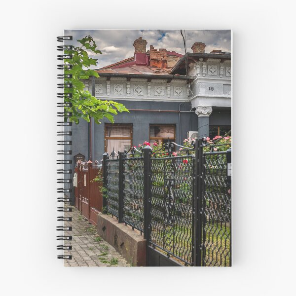 Item preview,  1912 Târgoviște House Behind Iron Gate — Street Photography Print designed and sold by Rabee Khalil Photography.