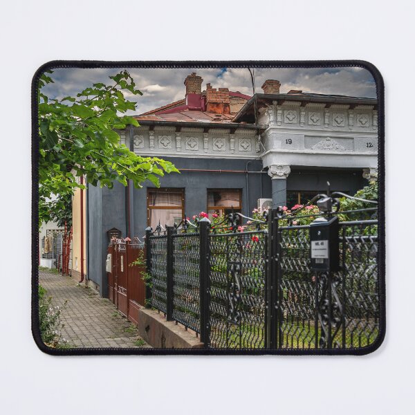Item preview,  1912 Târgoviște House Behind Iron Gate — Street Photography Print designed and sold by Rabee Khalil Photography.