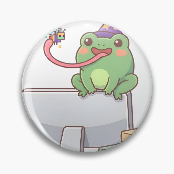 Item preview, Cute Kawaii Cottagecore Coding Frog No Bugs designed and sold by cute stuff too.