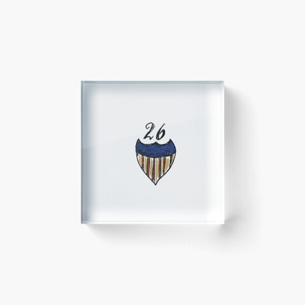 Item preview, Minimalist Distressed Racing Shield Crest Number 26 Typography Emblem T-Shirt designed and sold by CenaPrincoto.