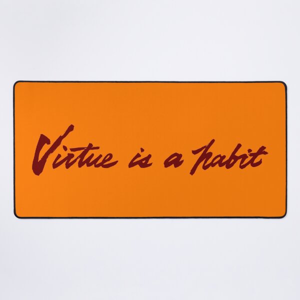 Item preview, Virtue is a habit (V.1-1) designed and sold by Kakaf Ink.