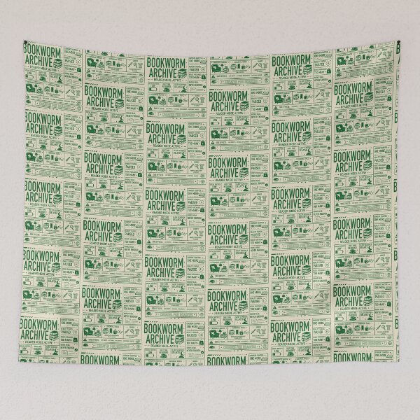 Item preview, Bookworm Archive Print designed and sold by tviyluv.