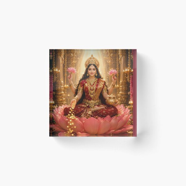 Item preview, Goddess Lakshmi Wealth & Prosperity Art designed and sold by hutofdesigns.