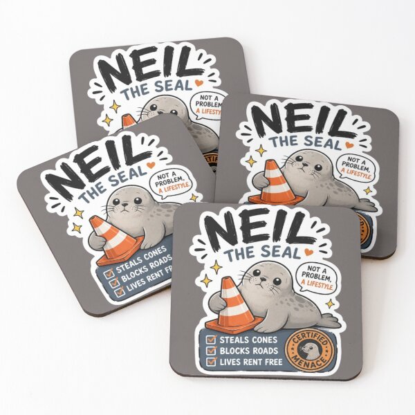 Item preview,  Neil the Seal designed and sold by BoomStic4ers1.