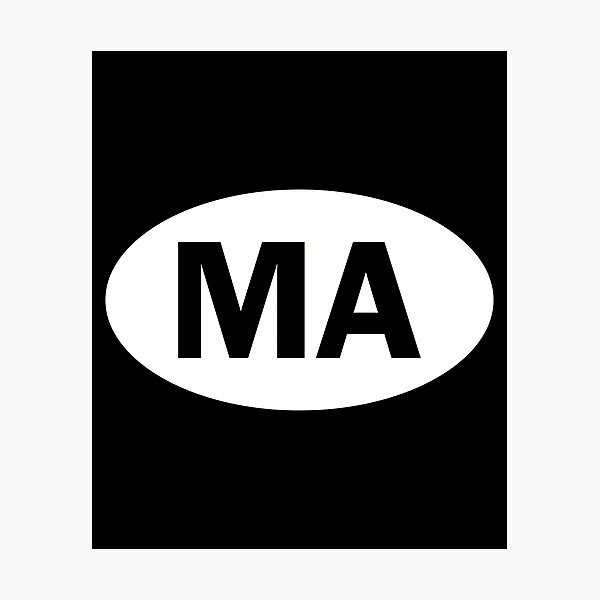 Item preview, Massachusetts - Ma - Oval Sticker And More designed and sold by jayderdymje.