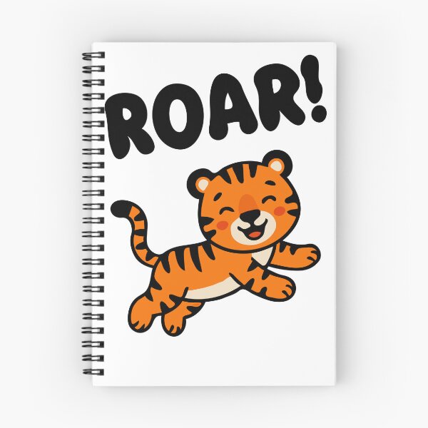 Item preview, Gentle Roar Tiger: Happy Cute Jungle Pet designed and sold by RedStreamStudio.