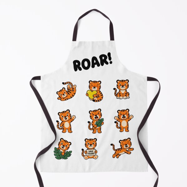Item preview, Gentle Roar Tiger: Happy Cute Jungle Pet designed and sold by RedStreamStudio.