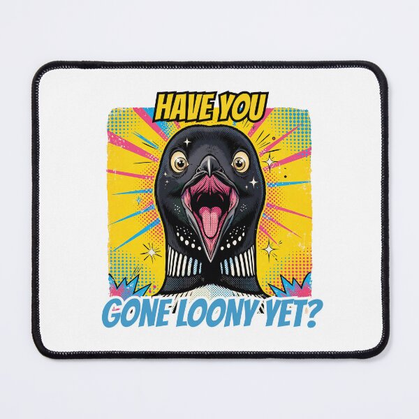 Item preview, Have You Gone Loony Yet? Funny Loon Bird Pop Art Birder Shirt Birdwatching Pun Twitcher Gift designed and sold by Neurospicy Trolls.