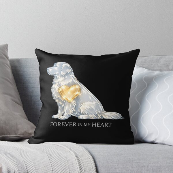 Item preview, Forever in My Heart – Golden Retriever Memorial Art, Pet Loss Sympathy Gift, Rainbow Bridge designed and sold by Sahil Randhawa.