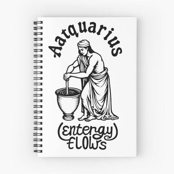 Item preview, Aquarius Energy Flows: Bold Black Ink Tattoo Design designed and sold by Qubivibe.