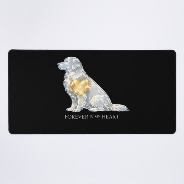 Item preview, Forever in My Heart – Golden Retriever Memorial Art, Pet Loss Sympathy Gift, Rainbow Bridge designed and sold by Sahil Randhawa.