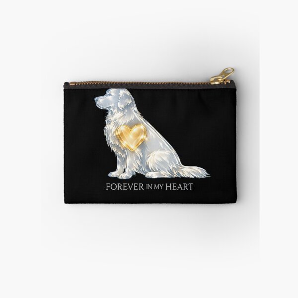 Item preview, Forever in My Heart – Golden Retriever Memorial Art, Pet Loss Sympathy Gift, Rainbow Bridge designed and sold by Sahil Randhawa.