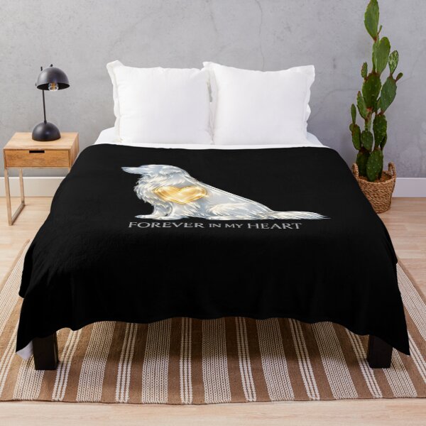 Item preview, Forever in My Heart – Golden Retriever Memorial Art, Pet Loss Sympathy Gift, Rainbow Bridge designed and sold by Sahil Randhawa.