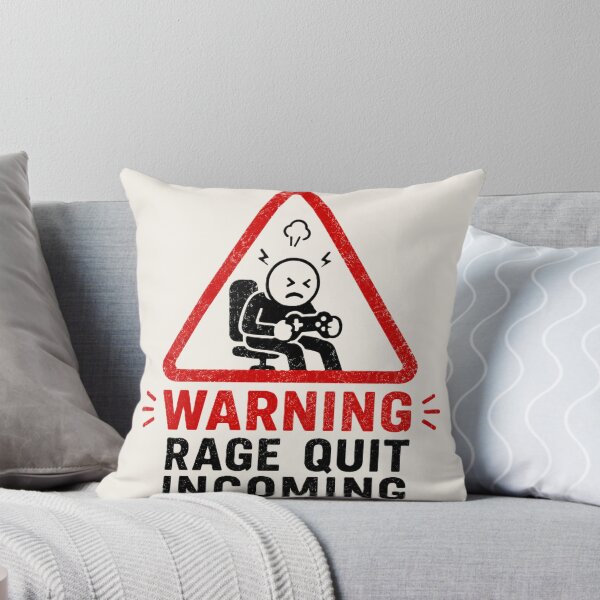 Item preview, Warning Rage Quit Incoming designed and sold by House of Rein.