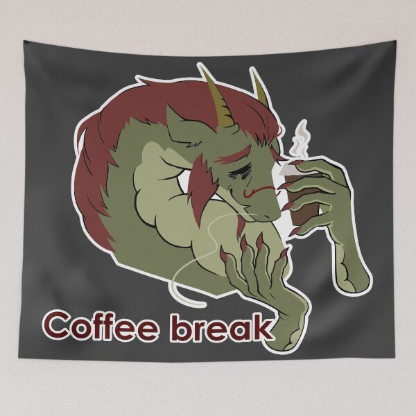 Item preview, Coffee Break | Funny Coffee Monster for Programmers & Designers designed and sold by Mammoths.