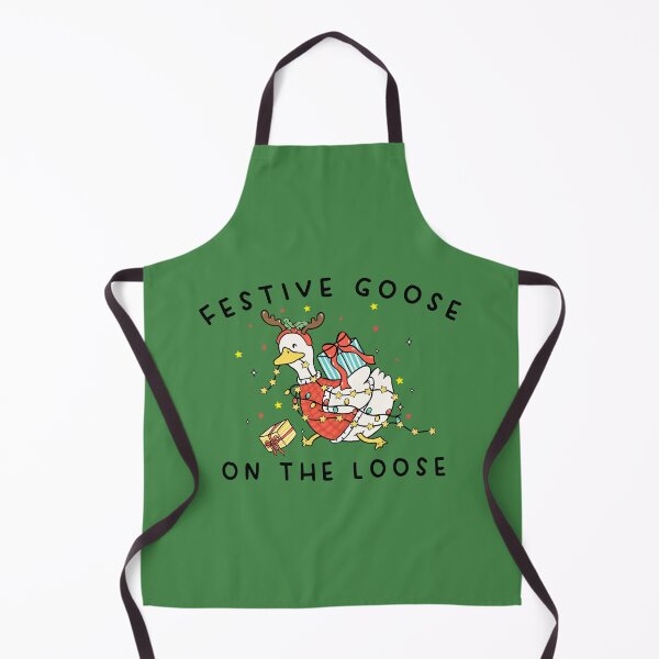Item preview, Festive Goose On The Loose Christmas Funny Goose Holiday Sweatshirt Cute Xmas Duck Shirt Silly Goose Hoodie Xmas Gift For Her Shirt designed and sold by LessIsLoud.