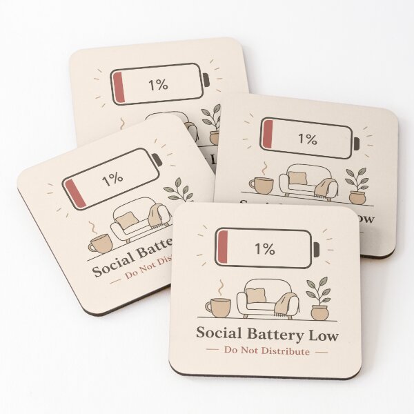 Item preview, Social Battery Low PNG | Proud Introvert Wall Art | Minimal Line Art | Funny Introvert Shirt Design | Digital Download designed and sold by LuxeBuzz.