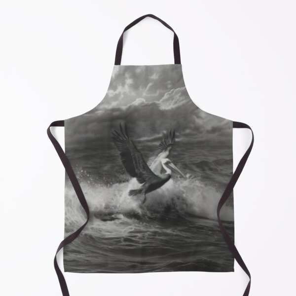 Item preview, A Pelican landing on ocean waves, Birds in Motion designed and sold by CDC40.