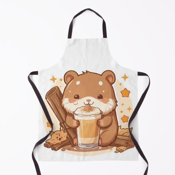 Item preview, Cute Cinnamon Hamster Kawaii Sticker | Cozy Coffee Lover Gift designed and sold by Stylestickers55.