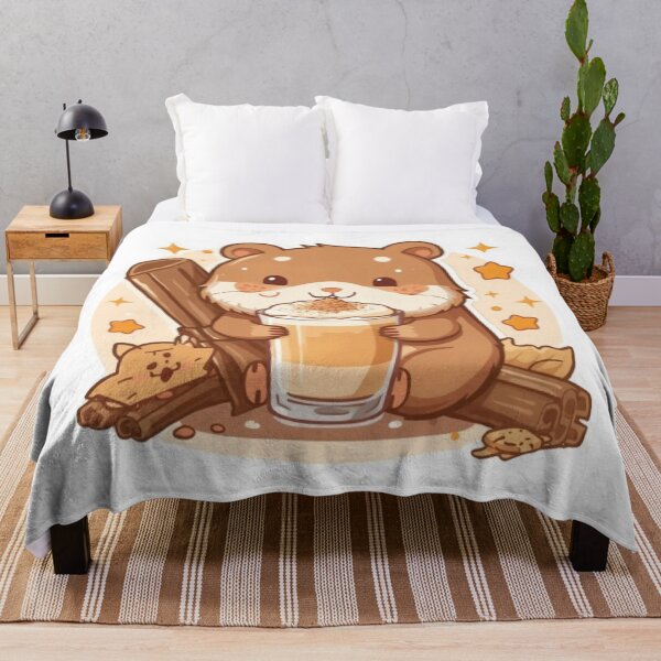 Item preview, Cute Cinnamon Hamster Kawaii Sticker | Cozy Coffee Lover Gift designed and sold by Stylestickers55.