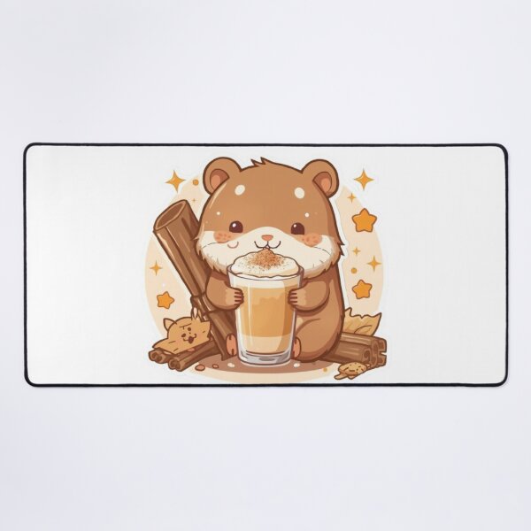 Item preview, Cute Cinnamon Hamster Kawaii Sticker | Cozy Coffee Lover Gift designed and sold by Stylestickers55.
