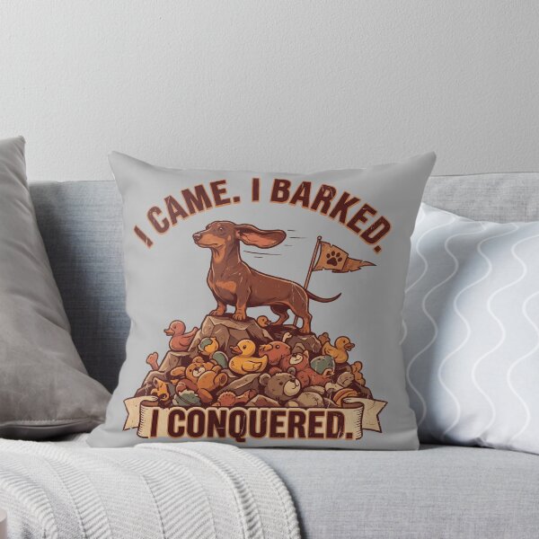 Item preview, I Came I Barked I Conquered Funny Dachshund Shirt | Wiener Dog Humor Gift designed and sold by jgoteiner.