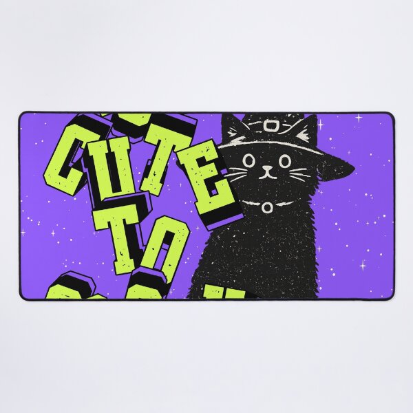 Item preview, Too Cute to Spook Black Cat Halloween Design | Witch Cat Retro Halloween Art designed and sold by vitag.