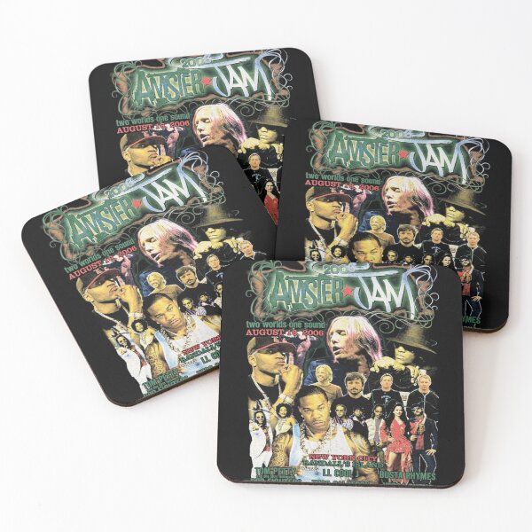 Item preview,  AmsterJam Tom Petty Foo Fighters LL Cool J Busta Rhymes Tego Calderon Rare Double Sided Rock Concert Band Rap designed and sold by NovaPetal17.